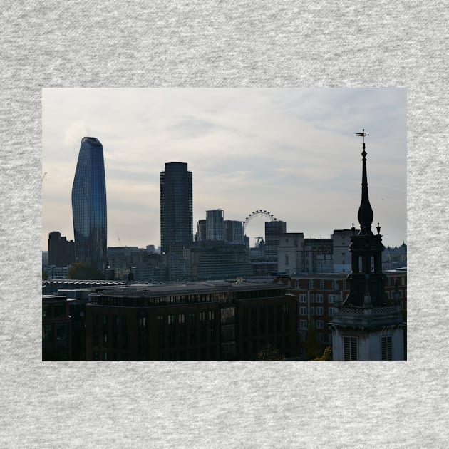 London skyline with skyscrapers by fantastic-designs